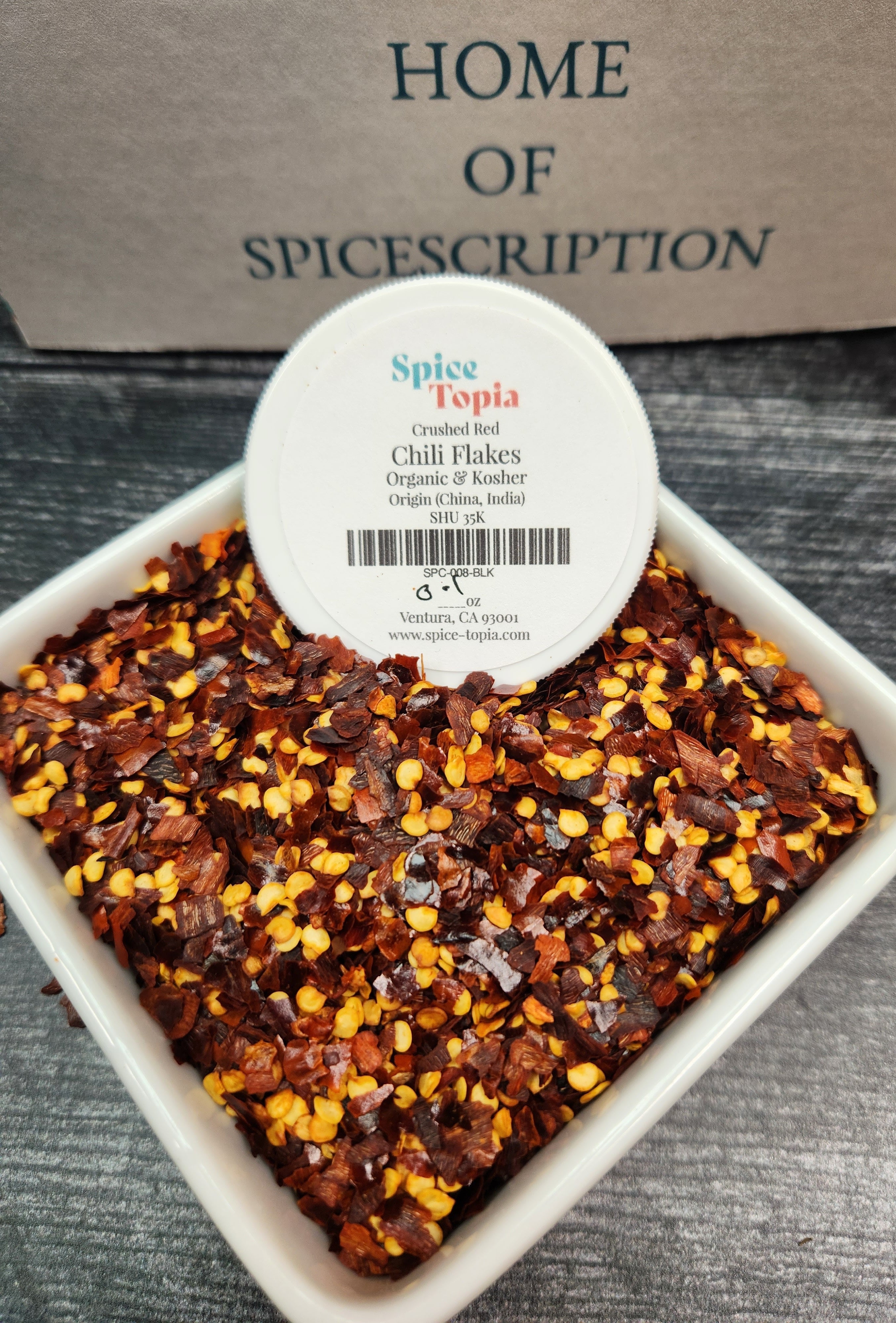 Crushed Red Chile Flake, Organic | Spicetopia
